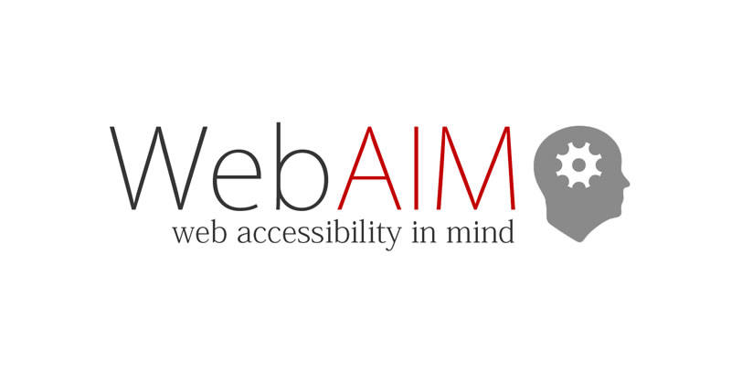 webaim logo
