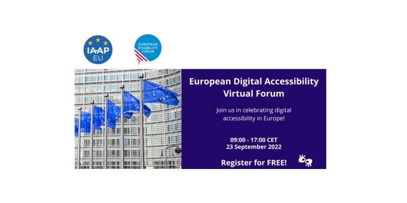 Pozvánka na European Digital Accessibility Virtual Event 2022