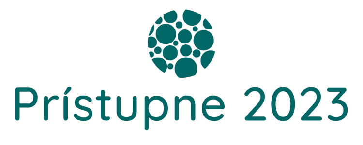 Logo konferencie Prístupne 2023