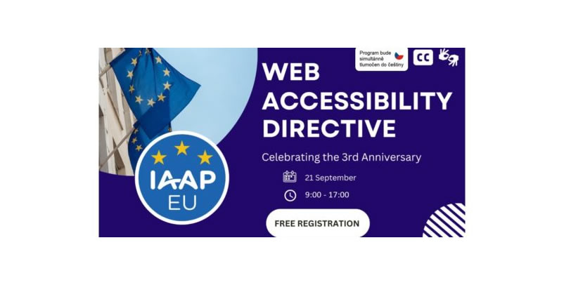 Web Accessibility Directive - Celebrating the 3rd Anniversary - 21. september 2023