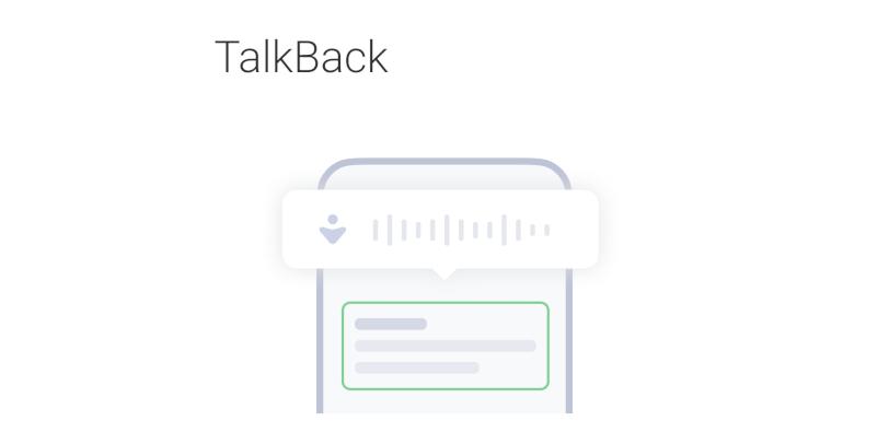 Text TalkBack a ilustrácia čítania